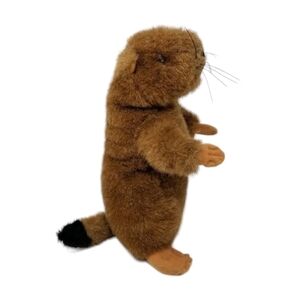 Groundhog Plush Soundprints 1992 Stuffed Animal 90s Wildlife Realistic